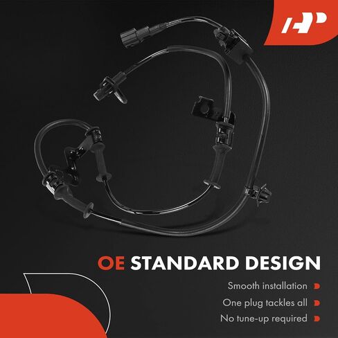 A-Premium ABS Wheel Speed Sensor Compatible with Kia Models - Soul 2014-2019, Soul EV 2015-2019 - Front Right Passenger Side, Replace# 95671B2050 in Saudi Arabia