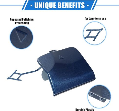 Car Tow Hook Eye Hole Cover Cap Compatible for BMW X3 G08 2018-2020, Durable Plastic White Rear Right in Saudi Arabia