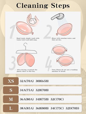 Adhesive Bra, Breast Lift Strapless Backless Silicone Bra Nippless Covers Push Up Self Invisible Sticky Bra for Women - M in Kuwait