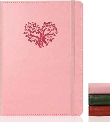 Lined Journal Notebook for Women Men, A5 College Ruled Notebooks for Work & Travel, 256 Pages Hardcover Leather Journals for Writing, Note-taking 5.8"×8.3" (Green) in Saudi Arabia