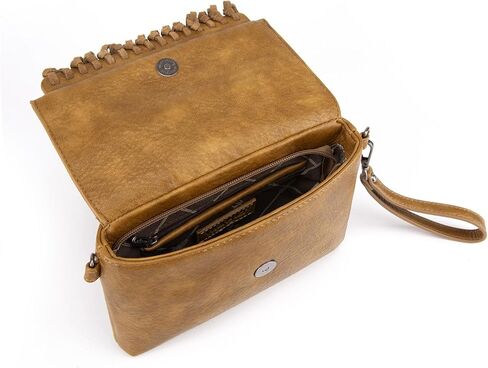 Wrangler Crossbody Small Purse for Women Wristlet Fringe Bag Western Purse in Saudi Arabia