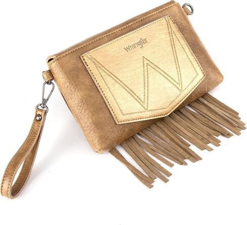 Wrangler Crossbody Small Purse for Women Wristlet Fringe Bag Western Purse in Saudi Arabia