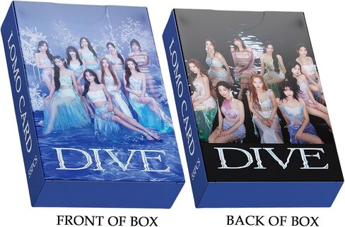 Twice Photocards Kpop Twice Album Postcard 55Pcs Twice Dive Photocards Kpop Photocards Merchandise for Fans Kpop Merch in Saudi Arabia