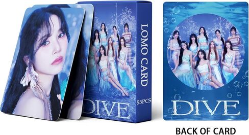 Twice Photocards Kpop Twice Album Postcard 55Pcs Twice Dive Photocards Kpop Photocards Merchandise for Fans Kpop Merch in Saudi Arabia
