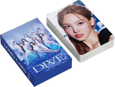 Twice Photocards Kpop Twice Album Postcard 55Pcs Twice Dive Photocards Kpop Photocards Merchandise for Fans Kpop Merch in Saudi Arabia