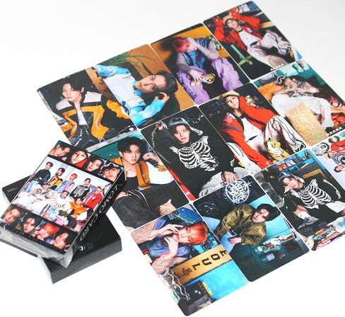 Stray Kids Photocard 55pcs Stray kids 5-STAR Photo Cards KPOP Straykid Photocard 5-Strar Album Card Stray kids Photo Cards 5-STAR Postcard Gift for Fans Daugher in Saudi Arabia