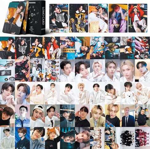 Stray Kids Photocard 55pcs Stray kids 5-STAR Photo Cards KPOP Straykid Photocard 5-Strar Album Card Stray kids Photo Cards 5-STAR Postcard Gift for Fans Daugher in Saudi Arabia