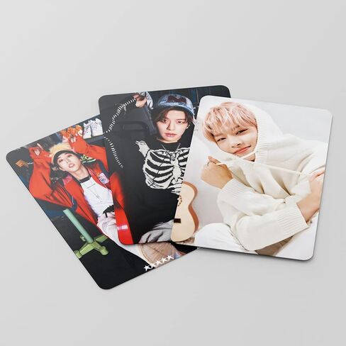 Stray Kids Photocard 55pcs Stray kids 5-STAR Photo Cards KPOP Straykid Photocard 5-Strar Album Card Stray kids Photo Cards 5-STAR Postcard Gift for Fans Daugher in Saudi Arabia