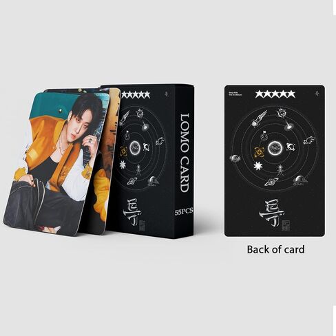 Stray Kids Photocard 55pcs Stray kids 5-STAR Photo Cards KPOP Straykid Photocard 5-Strar Album Card Stray kids Photo Cards 5-STAR Postcard Gift for Fans Daugher in Saudi Arabia
