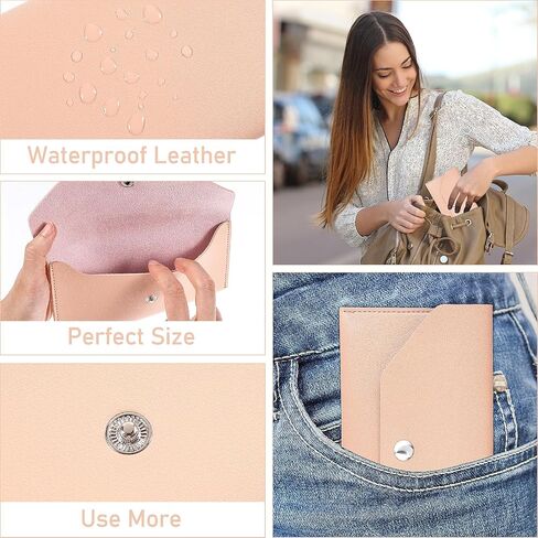 Blue Leather Cash Envelope Wallet Leather Money Wallet Organizer for Cash Reusable Money Bag Pouch Budget Binder Waterproof Slim Budget Envelope for Money Receipt Cash Budget Holder, 6.8’’ by 3.5’’ in Saudi Arabia
