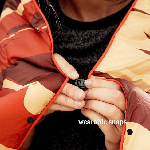 Camping Blanket, Puffy Waterproof Travel Blanket, Warm Cozy Picnic Blanket, for Outdoors, Travel, and Mountain.(Mountain, 78" x 56") in Kuwait