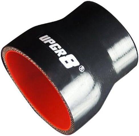 خرطوم سيليكون عالمي ذو 4 طبقات عالي الأداء مستقيم المخفض (2.25 بوصة (57 مم) إلى 3.0 بوصة (76 مم)، أسود) in Kuwait