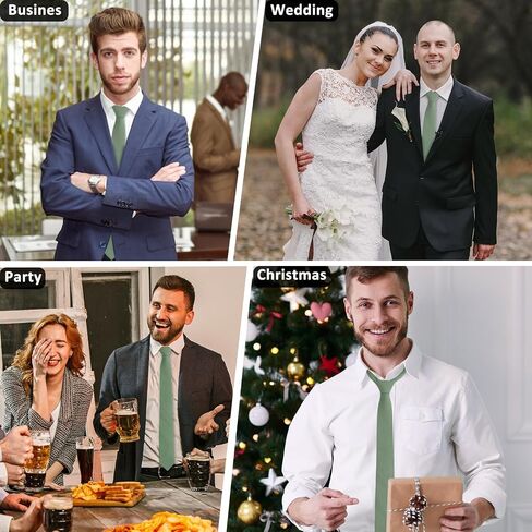 Skinny Ties for Men 2.56'' Mens Ties Solid Color Cotton Necktie for T-Shirt Suit Wedding Business Party Graduation in Saudi Arabia
