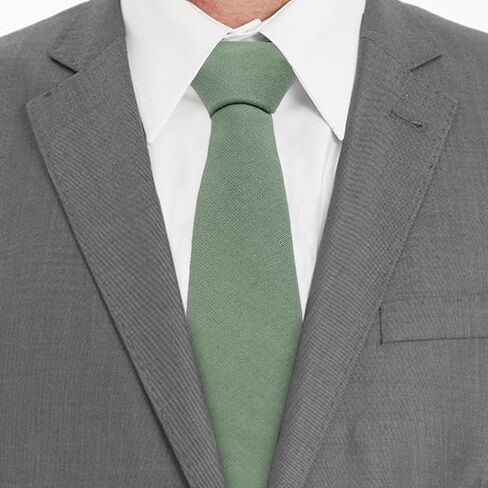 Skinny Ties for Men 2.56'' Mens Ties Solid Color Cotton Necktie for T-Shirt Suit Wedding Business Party Graduation in Saudi Arabia