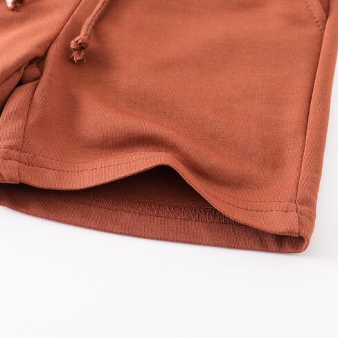 HahaNice Toddler Boys Girls Cotton Jogger Shorts,Little Kids Active Sport Shorts with Drawstring in Kuwait