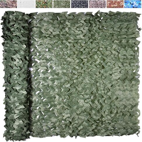 Camo Netting Camouflage Netting 20x20 10x20 10x10 Bulk Roll Burlap Camo Tarp Sunshade Net for Hunting Blind Dinosaur Birthday Jungle MilitaryTheme Party Decoration Camping Shooting in Kuwait
