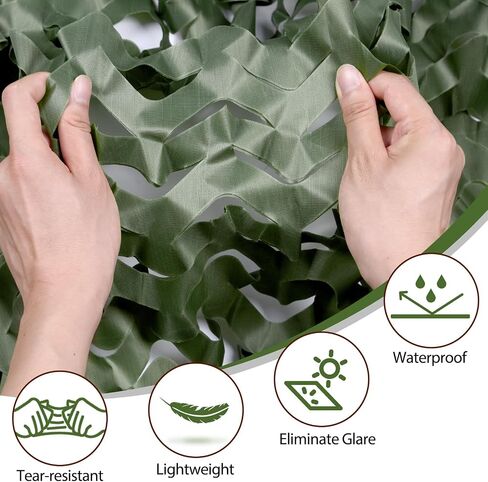 Camo Netting Camouflage Netting 20x20 10x20 10x10 Bulk Roll Burlap Camo Tarp Sunshade Net for Hunting Blind Dinosaur Birthday Jungle MilitaryTheme Party Decoration Camping Shooting in Kuwait