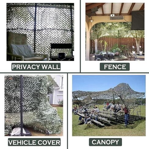 Camo Netting Camouflage Netting 20x20 10x20 10x10 Bulk Roll Burlap Camo Tarp Sunshade Net for Hunting Blind Dinosaur Birthday Jungle MilitaryTheme Party Decoration Camping Shooting in Kuwait