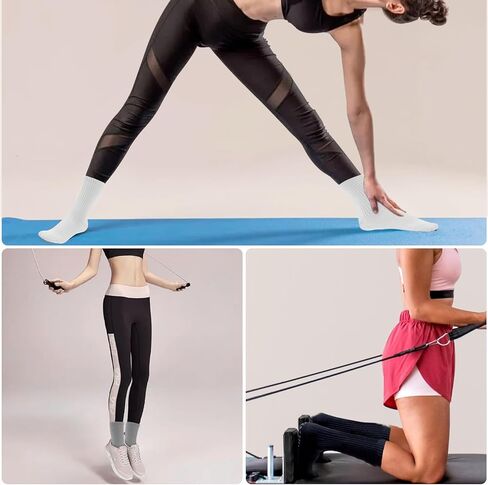 8 أزواج من جوارب البيلاتس مع مقابض للنساء من جوارب اليوجا غير القابلة للانزلاق، جوارب بيور باري in Kuwait
