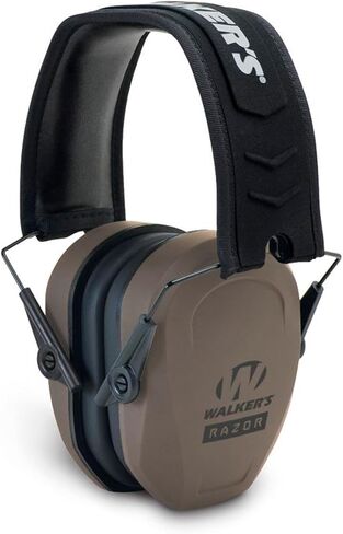 Walker's Muff Razor Slim Low-Profile Compact Folding 27db Nrr Gun Range Shooting Hearing Protection Passive in Saudi Arabia