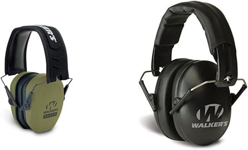 Walker's Muff Razor Slim Low-Profile Compact Folding 27db Nrr Gun Range Shooting Hearing Protection Passive in Saudi Arabia