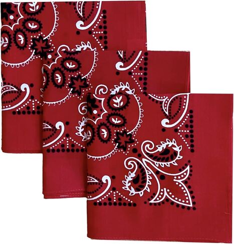 Bandana Pack Paisley Set Extra Large Oversized 27", Pack of in Saudi Arabia