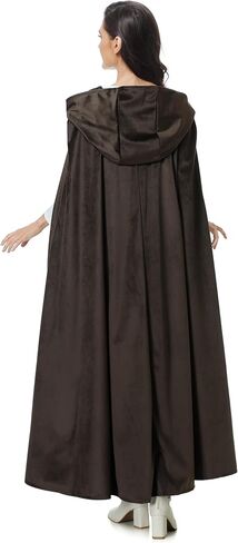 عباءة نسائية بقلنسوة من yolsun عباءة طويلة على الطراز القوطي معطف شتوي طويل وعباءة عصر النهضة ملابس خارجية in Kuwait