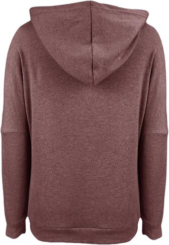 PRETTODAY Girls Casual Lightweight Hoodies Long Sleeve Sweatshirts Loose Pullover Tops with Pocket in Saudi Arabia