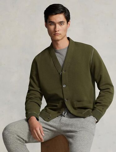 POLO RALPH LAUREN Men's The RL Fleece Cardigan in Saudi Arabia