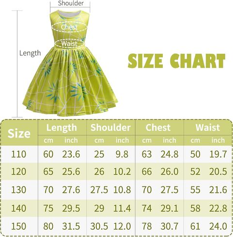 keaiyouhuo Girls Joy Princess Dress Costume Kids Cosplay Dress up Halloween Birthday Christmas Outfits with Wig in Saudi Arabia