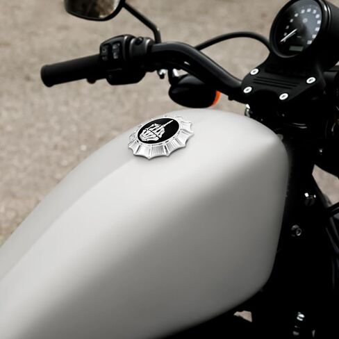 غطاء زيت خزان الوقود من الألومنيوم من GUAIMI CNC لـ Harley Sportster XL 1200 883 X48 Dyna - العلم الأمريكي - أسود in Kuwait