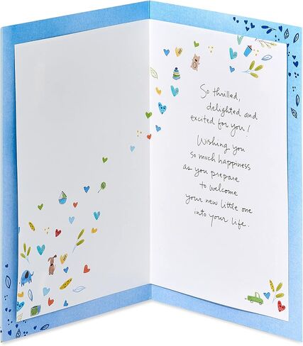 American Greetings Baby Shower Card for Boy (New Little One) in Saudi Arabia