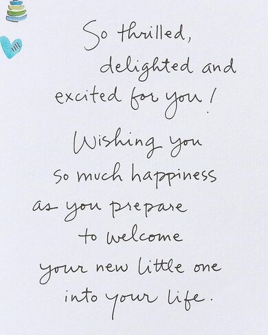American Greetings Baby Shower Card for Boy (New Little One) in Saudi Arabia