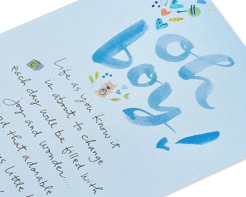 American Greetings Baby Shower Card for Boy (New Little One) in Saudi Arabia