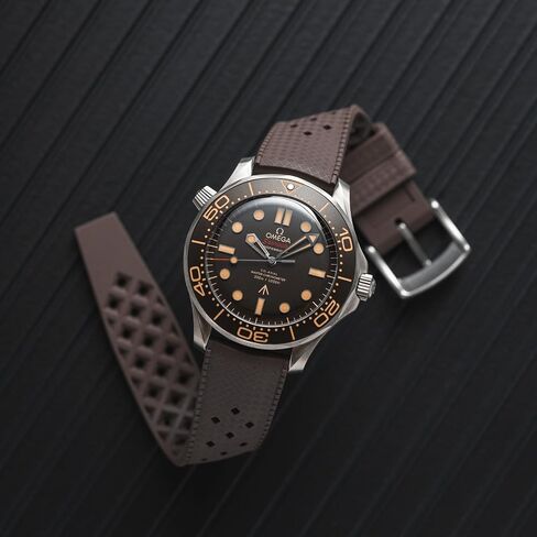 Tropical Style FKM Rubber Straps- Quick-Release- FKM Fluoro Rubber Watch Bands for Sports & Dive Watches-For Men & Women- 20mm, 22mm in Saudi Arabia