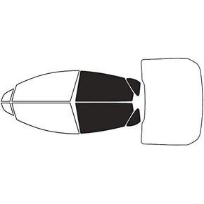 Rvinyl Window Tint Kit Compatible with Ford Fusion 2013-2020 - Complete Precut Kit - 20%