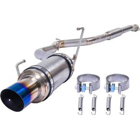 نظام عادم Catback من التيتانيوم بمخرج واحد متوافق مع 15-21 Subaru WRX STI، طقم نظام عادم كاتم الصوت لـ 2008-2014 Impreza WRX STI Sedan