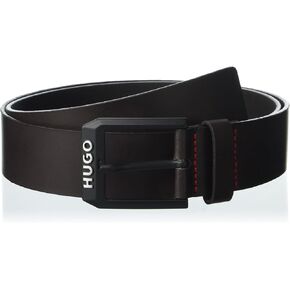 HUGO mens Gelio Smooth Leather Casual Belt