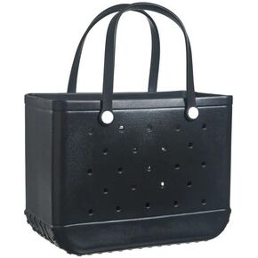 Rubber Beach Tote Bag Large Waterproof Washable Tip Proof Durable Open Tote Bag for the Beach Boat Pool Sports
