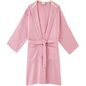 Vi’Cotton Hooded Robe-Soft Fleece Bathrobe for Women and Men,Luxury Shower and Bath Robe with Hood,Quick Dry Cotton Robe