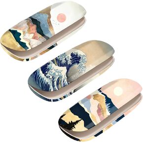 3 Pack Eyeglasses Case, Durable Hard Shell Box Portable Protective Glasses Cover Box for Men and Women