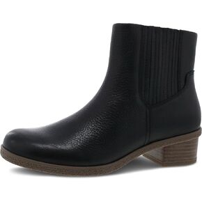 Dansko Daisie Chelsea Boot for Women - Waterproof Leather and Construction with Rubber Outsole and Leather Stacked Heel for Long-Lasting Style in Any Weather