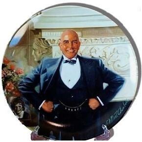 Daddy Warbucks Collector's Plate from the Annie Plate Series by William Chambers for Columbia Pictures and Knowles China