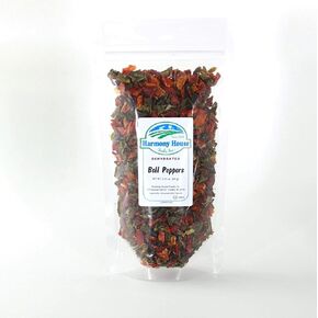 Harmony House Dried Mixed Bell Peppers, Diced – Dehydrated Vegetables for Cooking, Camping, Emergency Supply and More in Saudi Arabia