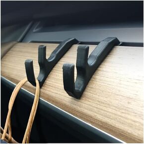 A set of 2 Car Dashboard Hooks for Tesla Car Dashboard Hangers Car Dashboard Phone Holders Decorative Car Organizers for Tesla Model 3/Y