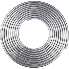 3/8 Fuel Line, 25FT Transmission Line, 3003 Grade Aluminium Tubing for Brake Line, Metal Gas Line, Refrigeration Equipment