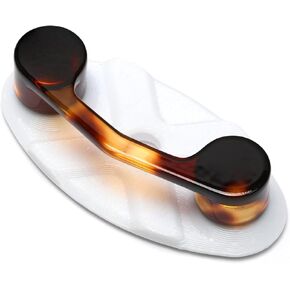 Magnetic Eyeglass Holder Brooch: Stylish Acetate with Powerful Magnetic Clasp - Secure, Lightweight, Versatile