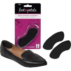 Foot Petals Women’s Back of Heel Cushion Inserts, Heel Protectors, Comfortable Heel Grip for Pain Relief and Sizing