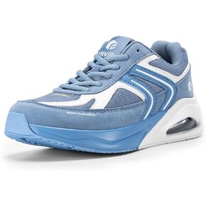 FitVille Wide Walking Shoes for Women Air Cushion Wide Width Sneakers for Flat Feet Planter Fasciitis - HeelAero V2