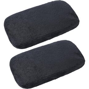 Armrest Elbow Pads for Chair Secret-Lab Ti-tan 2020 Evo 2022, Her-man Miller Ae-ron, Haw-orth Zo-dy, Ergonomic Cushion Pillows with Memory Foam (2-PK-Black)
